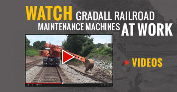 Watch Gradall Railroad Maintenance Machines at works