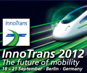 InnoTrans 2012. The future of mobility. 18-21 September, Berlin, Germany, click here.