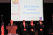  The four executives helped hand out ASLRRA's annual safety awards.