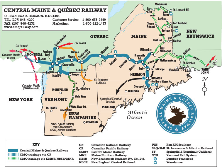 Central Maine Quebec Railway Map Rail Insider-Central Maine & Quebec: A New Railroad Aiming For A New Business Approach. Information For Rail Career Professionals From Progressive Railroading Magazine Central Maine Quebec Railway Map Rail Insider-Central Maine & Quebec: A New Railroad Aiming For A New Business Approach. Information For Rail Career Professionals From Progressive Railroading Magazine