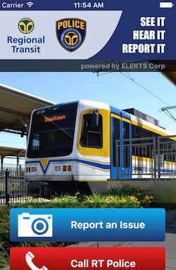 Alert SacRT app