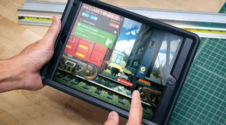 Training simulation on an iPad